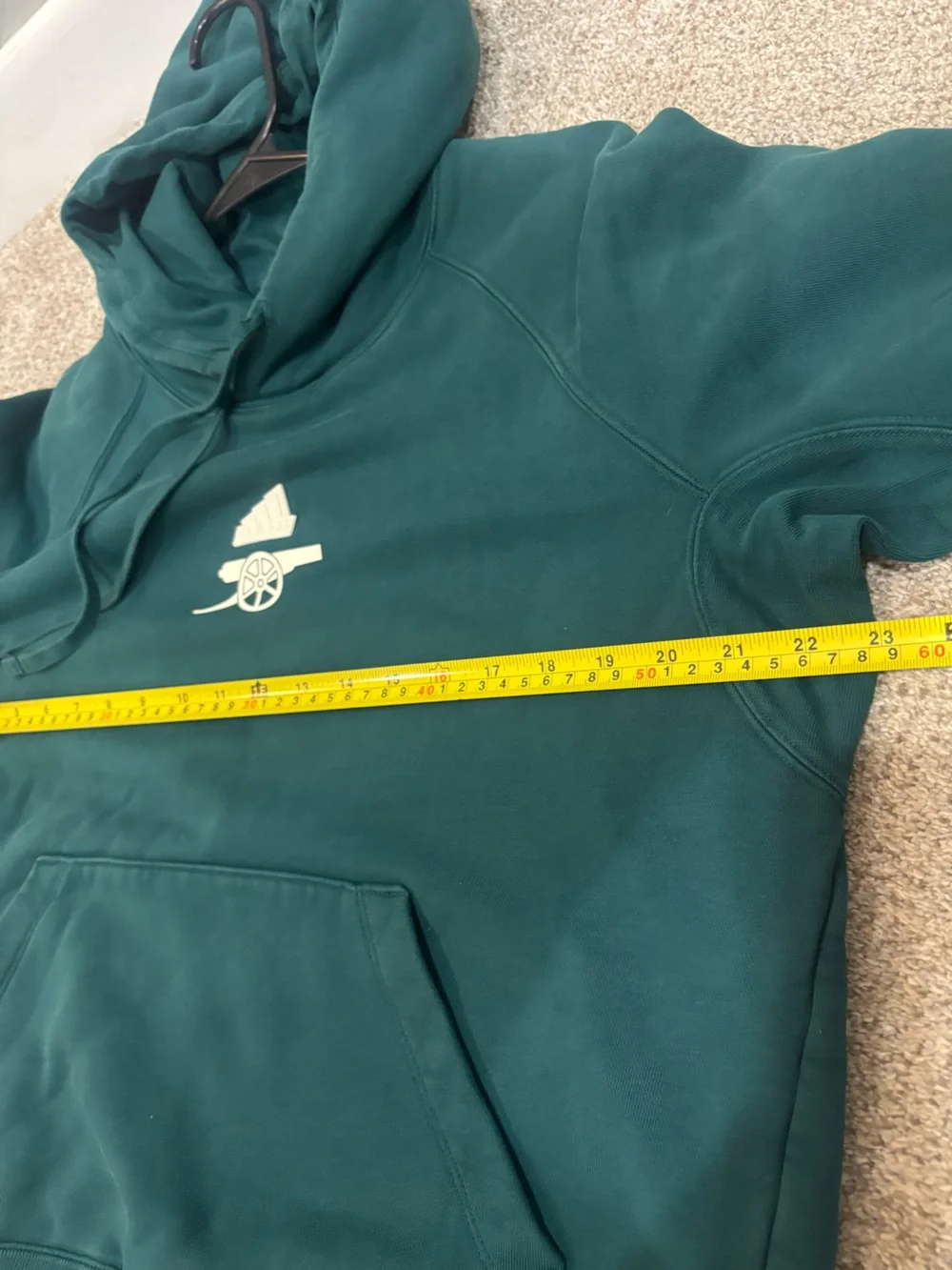 adidas Mens Arsenal Lifestyler Hoodie Small Loungewear Athleisure